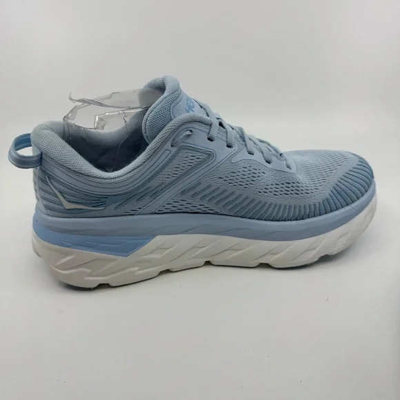 Hoka Women’s Bondi 7 Color Ice Water /White SZ 8 - Picture 5 of 9
